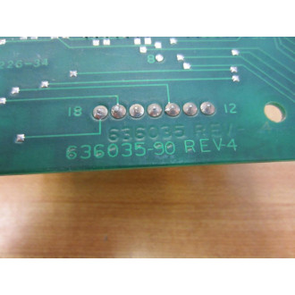 Allen Bradley 636035 Circuit Board wo EncoderCounter Side Panel - Used