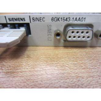 Siemens 6GK1543-1AA01 Communications Processor 6GK15431AA01 - Used