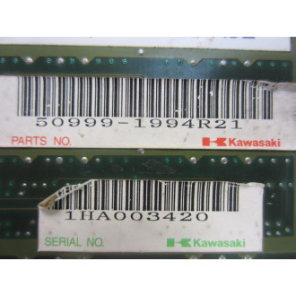 Kawasaki 50999-1994R21 Robot Control Board 1HA-62 1HA-12 - Used
