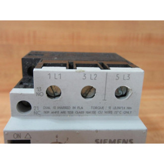Siemens 3VU1300-1ML00 Starter Motor 3VU13001ML00 80A - Used