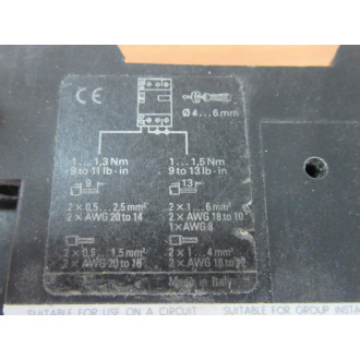 Siemens 3VU1300-1ML00 Starter Motor 3VU13001ML00 80A - Used
