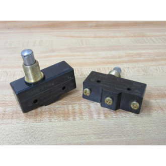 Micro Switch A-20GQ-B7-K Safety Switch wPlunger A20GQB7K (Pack of 2) - Used