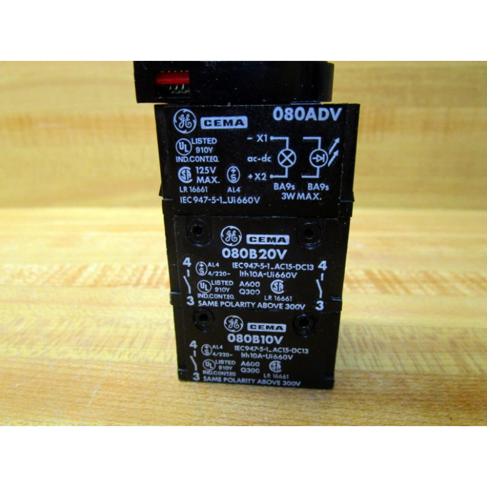 General Electric 080ADV Transformer WMaster Start Pushbutton - Used