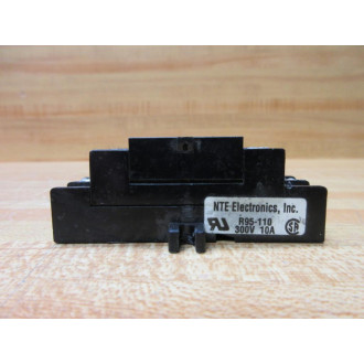 NTE Electronics, R95-110 Relay Socket R95110 - Used