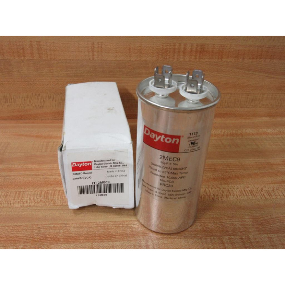 Dayton 2MEC9 Round Capacitor Dayton 2MEC9 Round Capacitor