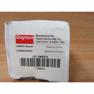 Dayton 2MEC9 Round Capacitor