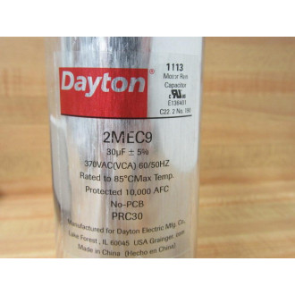Dayton 2MEC9 Round Capacitor