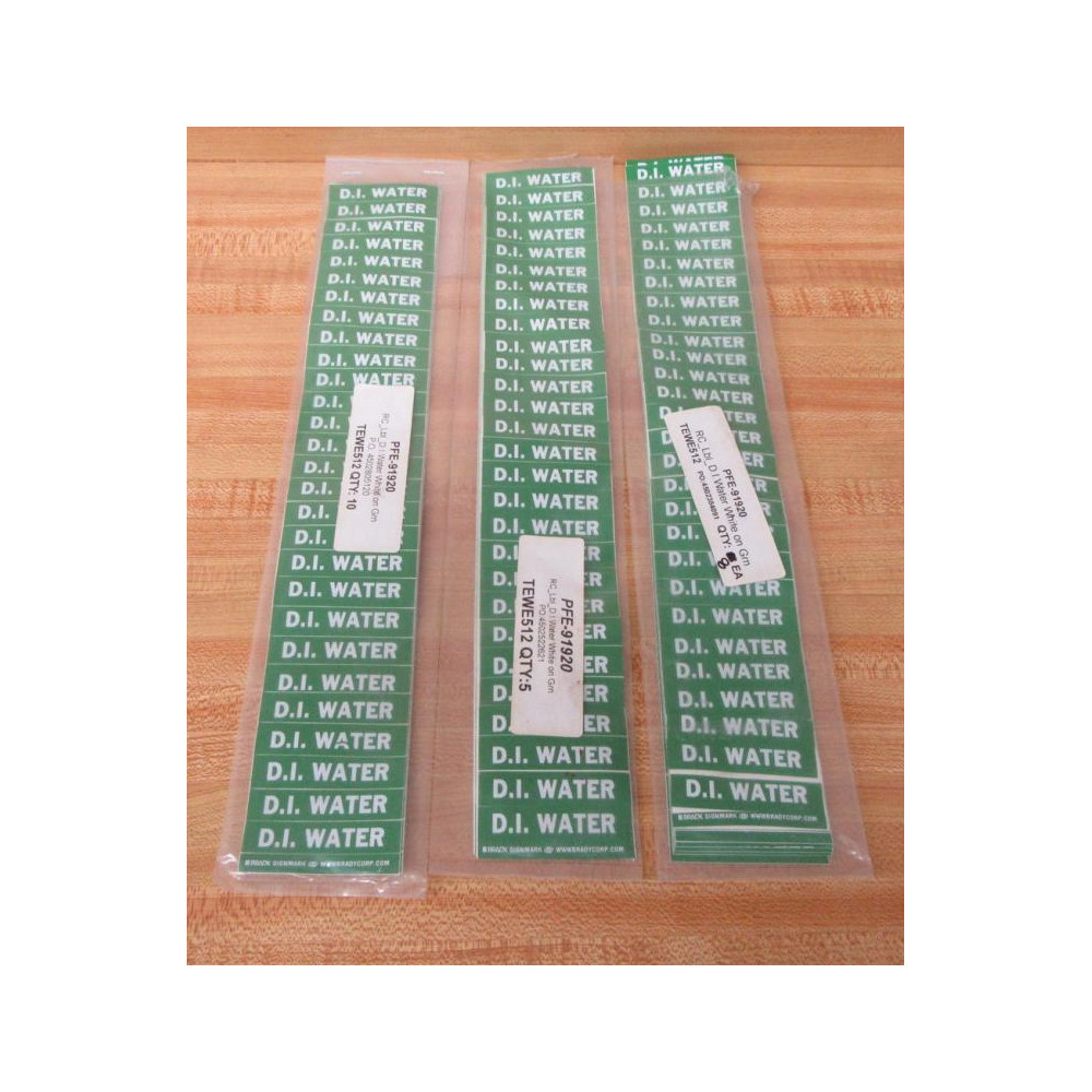 Brady 91920 Pipe Marker (Pack of 23) Brady 91920 Pipe Marker (Pack of 23)