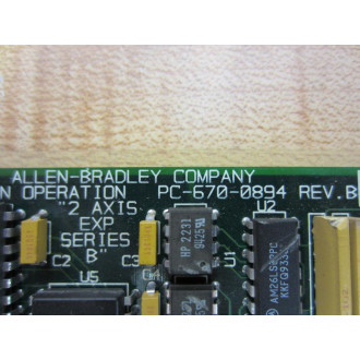 Allen Bradley PC-670-0894 2 Axis Board PC6700894 - Used