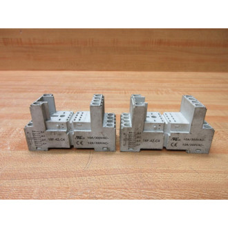 18F-4Z-C4 Relay Socket 18F4ZC4 (Pack of 2) - Used