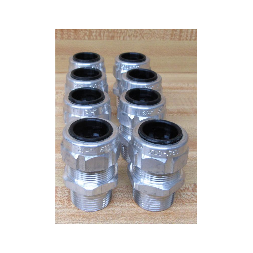 Thomas And Betts 5333 Conduit Connector (Pack of 8) - New No Box Thomas And Betts 5333 Conduit Connector (Pack of 8) - New No Box
