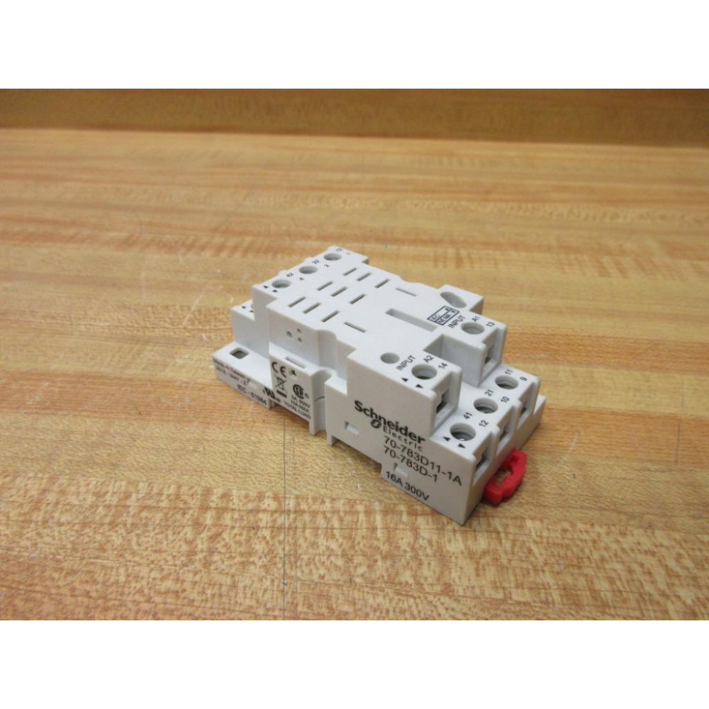 Schneider Electric 70-783D11-1A Relay Socket 70-783D-1 - New No Box