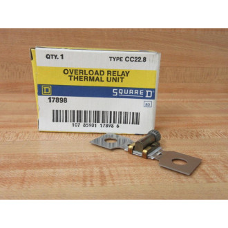 Square D CC22.8 Overload Relay Thermal Unit 17898
