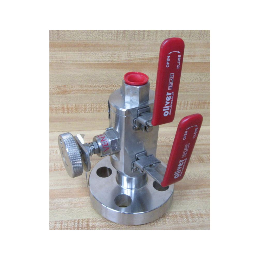 Oliver Valves DBBDSX501500RF50F50FPPFSHLNACEPK Double Block & Bleed Valve - New No Box Oliver Valves DBBDSX501500RF50F50FPPFSHLNACEPK Double Block & Bleed Valve - New No Box