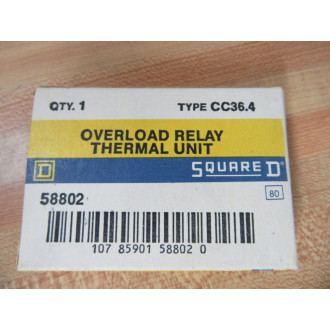 Square D CC36.4 Heater Element 58802