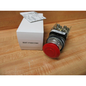 Allen Bradley 800T-FX6CCNX Red Button 800TFX6CCNX
