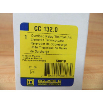 Square D CC 132.0 Heater Element CC 132 Square D CC 132.0 Heater Element CC 132