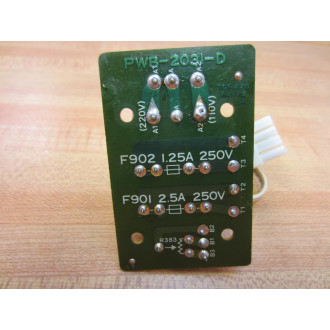 PWB-2031-D Power Board PWB2031D - Used