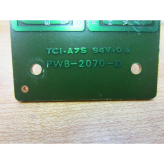PWB-2070-D Circuit Board PWB2070D - Used