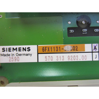 Siemens 6FX1131-3BC02 Bus Module 6FX11313BC02 - Used