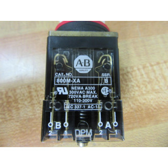 Allen Bradley 800MR-A6A Red Pushbutton 800MRA6A