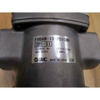 SMC FHBAN-10-P010MR Hydraulic Filter FHBAN10P010MR