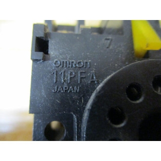 Omron 11PFA Relay Socket (Pack of 5) - Used