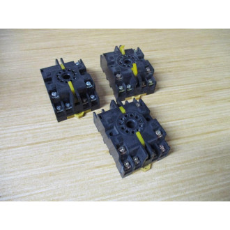 Omron P2CF-11 Relay Socket P2CF11 (Pack of 3) - Used