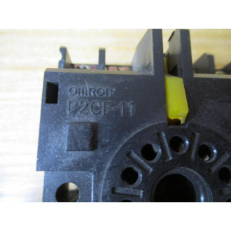 Omron P2CF-11 Relay Socket P2CF11 (Pack of 3) - Used