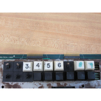 QuadTech 18695-C RGS IV Main Keyboard Missing 6 Keys - Used