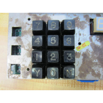 QuadTech 18695-C RGS IV Main Keyboard Missing 6 Keys - Used