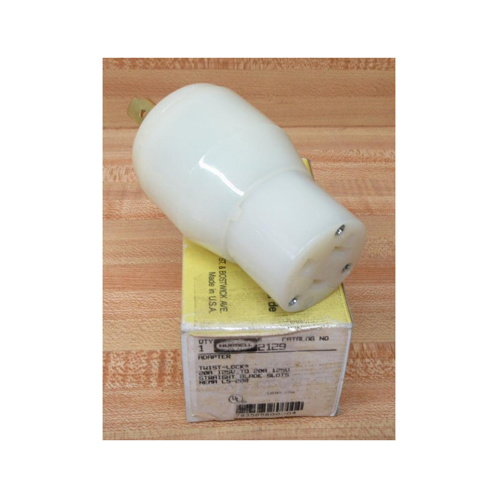 Hubbell 2129 Adapter New-Old Stock Hubbell 2129 Adapter New-Old Stock