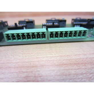 Barmag ED366B Wiring Board   Y2-25-142Z (10) IO Switches-wPanel Mount - Used