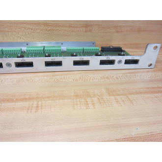 Barmag ED366B Wiring Board   Y2-25-142Z (10) IO Switches-wPanel Mount - Used