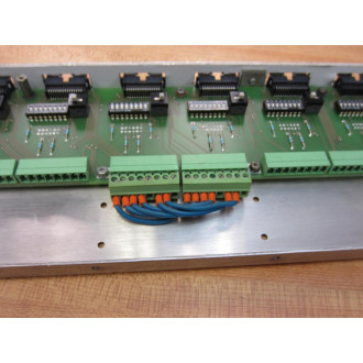 Barmag ED366B Wiring Board   Y2-25-142Z (10) IO Switches-wPanel Mount - Used