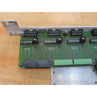 Barmag ED366B Wiring Board   Y2-25-142Z (10) IO Switches-wPanel Mount - Used