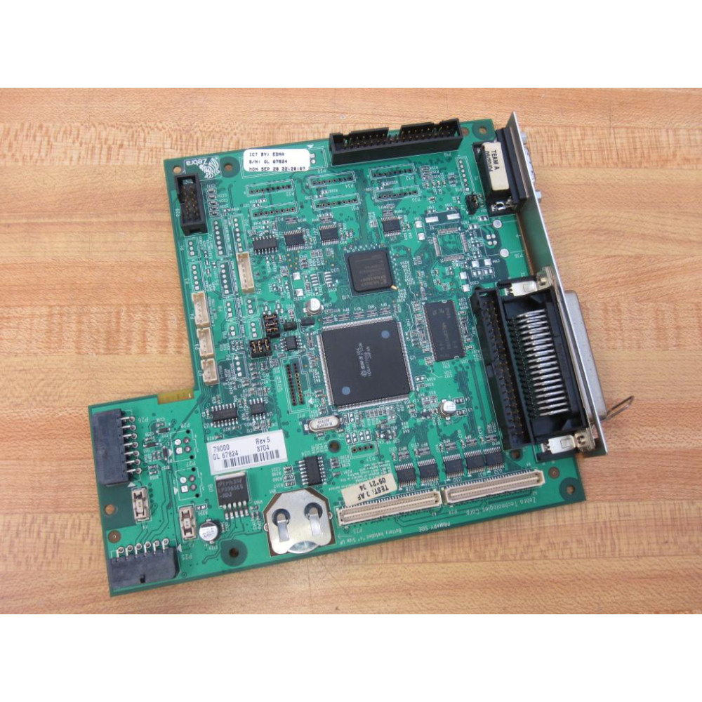 Zebra 79000 Rev.5 Printer Logic Board 79001 Rev.3 - Used Zebra 79000 Rev.5 Printer Logic Board 79001 Rev.3 - Used