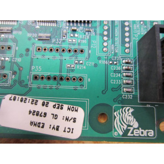 Zebra 79000 Rev.5 Printer Logic Board 79001 Rev.3 - Used