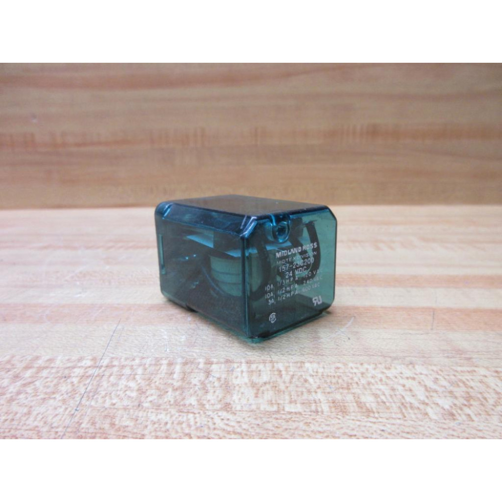 Midtex Midland 157-23C200-24V DC Aemco 157-23C200-24V 157 24VDC - New No Box