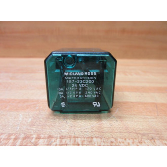 Midtex Midland 157-23C200-24V DC Aemco 157-23C200-24V 157 24VDC - New No Box