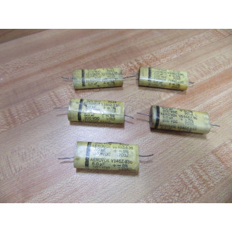 Aerovox V146Z-136 Capacitor V146Z136 5.0UF 200VDC (Pack of 5) - Used