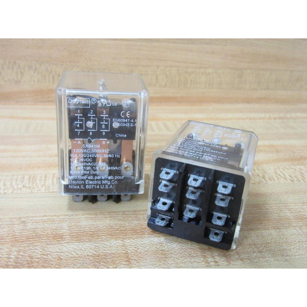 Dayton 5X841M Relay (Pack of 2) - New No Box