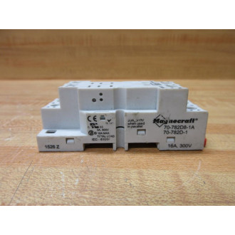 Schneider Magnecraft 70-782D8-1A Relay Socket 70-782D-1 - Used Schneider Magnecraft 70-782D8-1A Relay Socket 70-782D-1 - Used