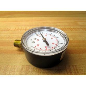 Grainger 4FLV6A Pressure Gauge (Pack of 2) Grainger 4FLV6A Pressure Gauge (Pack of 2)