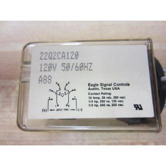 Eagle Signal 22Q2CA120 Relay 22Q2CA-120V - New No Box