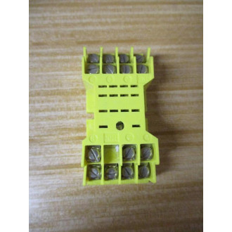 Gould SL 715 Relay Socket Yellow (Pack of 2) - Used