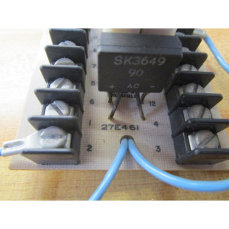 Potter & Brumfield 27E461 Relay Socket Board WRelay - New No Box