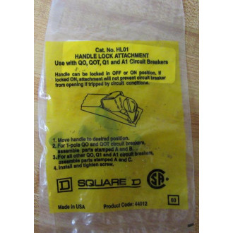 Square D HLO1 Handle Lock Attachment HL01 (Pack of 10)