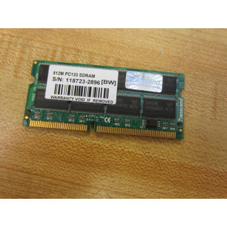 Transcend 09-2260 512 PC133 SDRAM Memory Module 092260 - Used