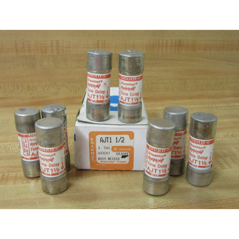 Gould Shawmut Ferraz Mersen AJT1-12 Amp-Trap  Fuse (Pack of 8)
